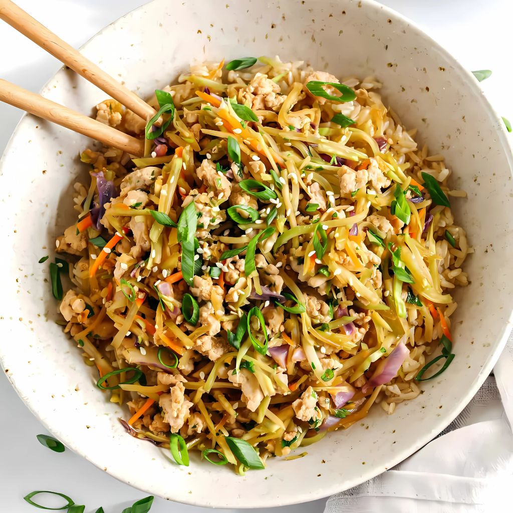 Chicken Egg Roll in a Bowl