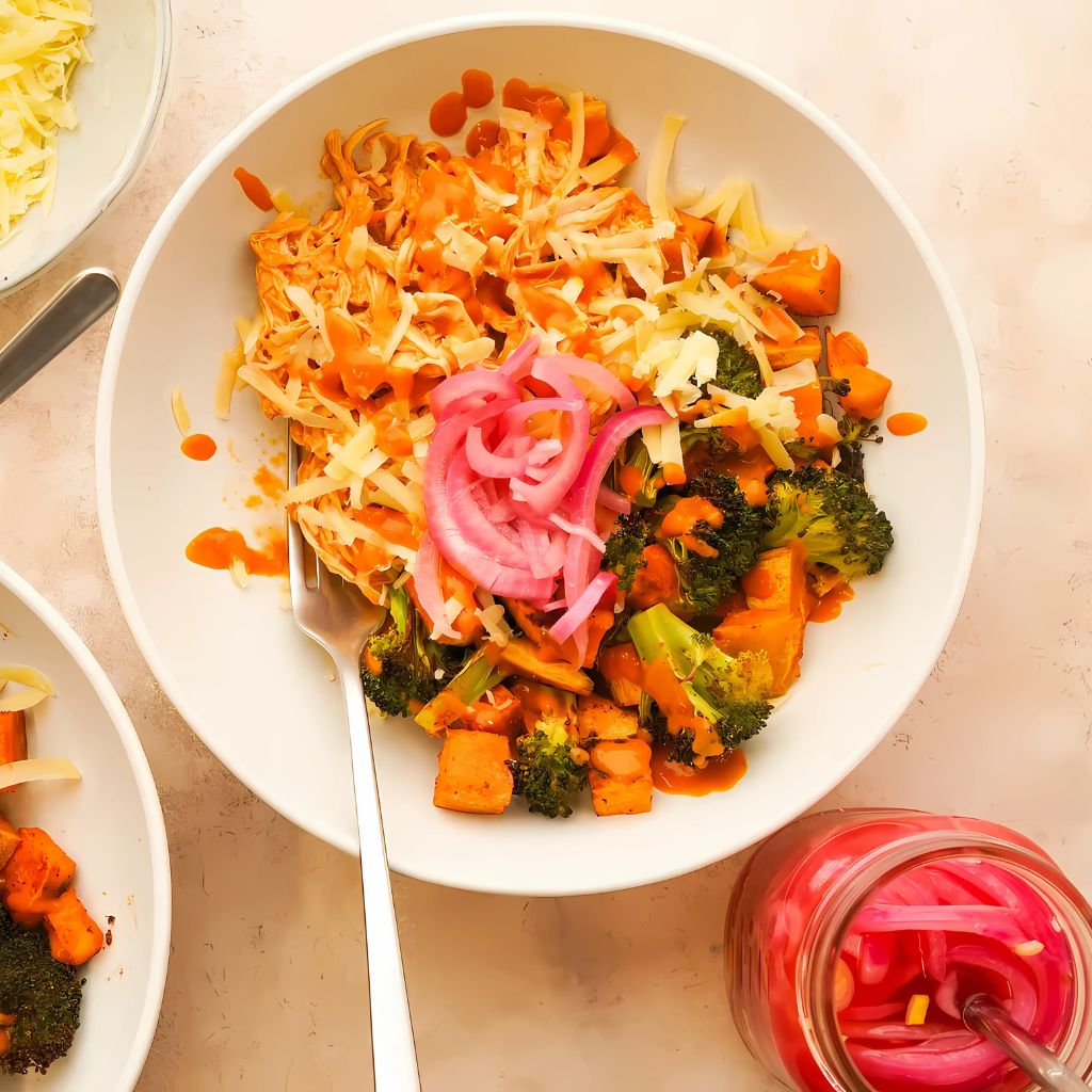 BBQ Shredded Chicken Bowls