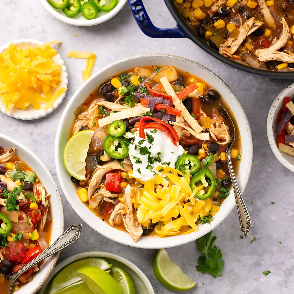 Shredded Chicken Chili
