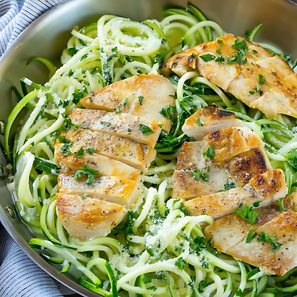 Chicken Zoodle Alfredo