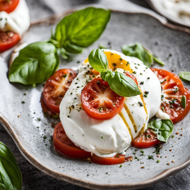 burrata caprese salad