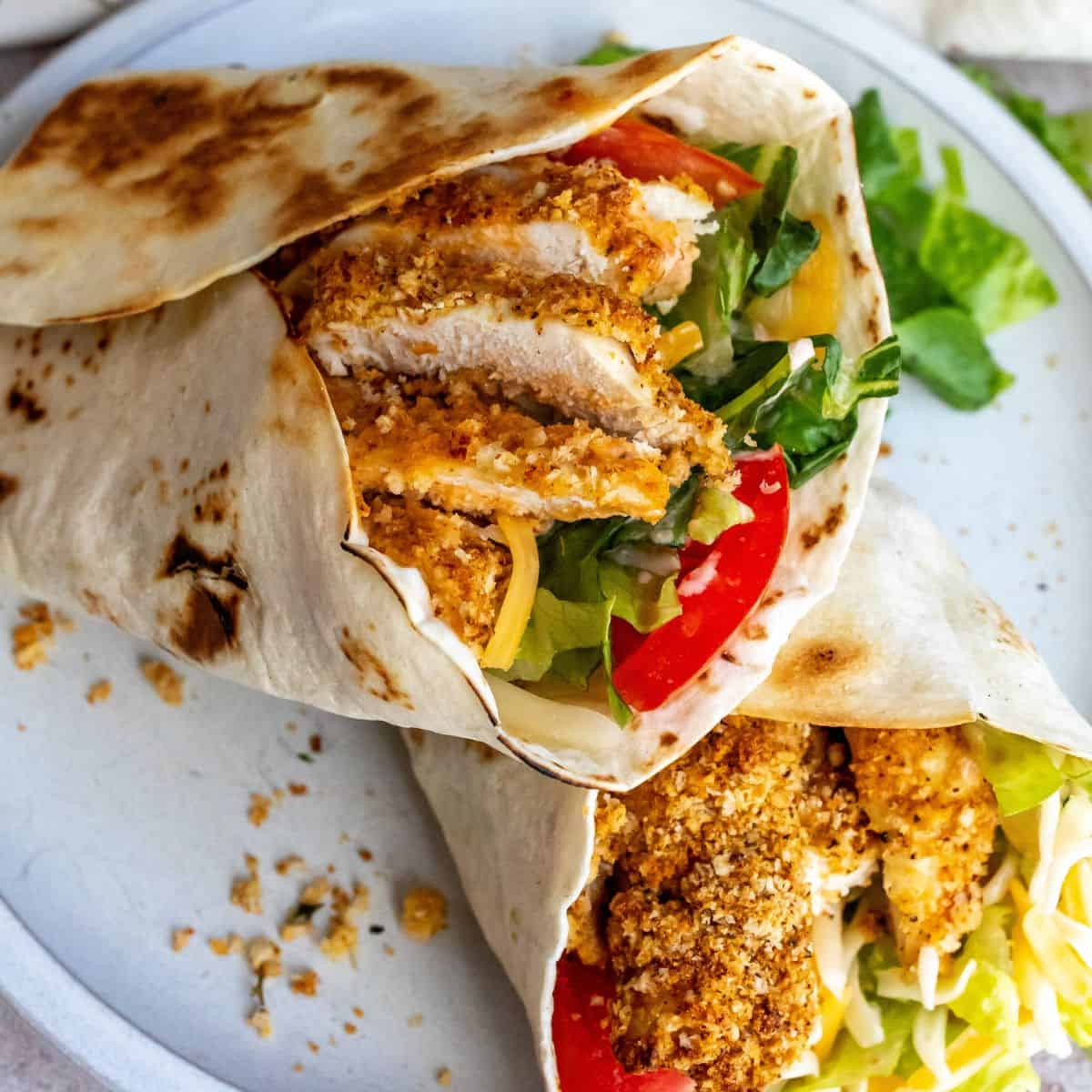 Crispy Chicken Wraps Recipe