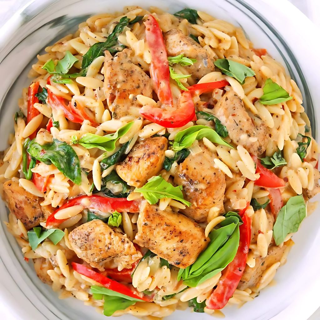 Creamy Cajun Chicken Orzo