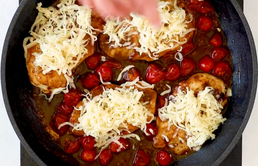 Add Tomato and Mozzarella