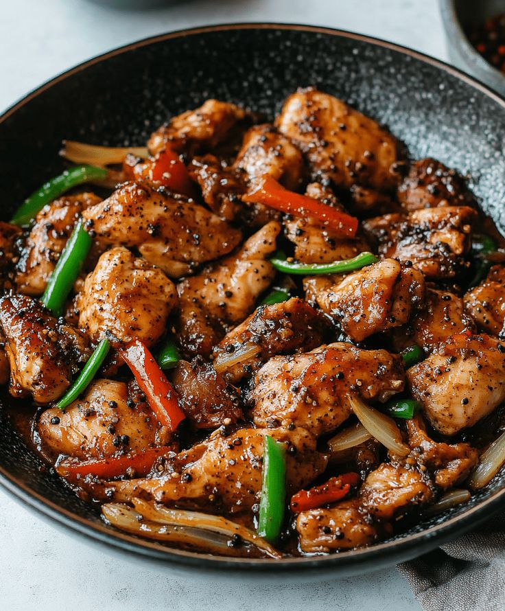 Easy Black Pepper Chicken