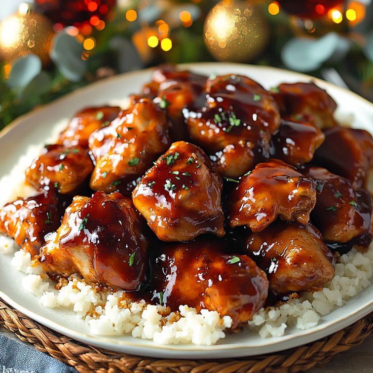 Easy Bourbon Chicken