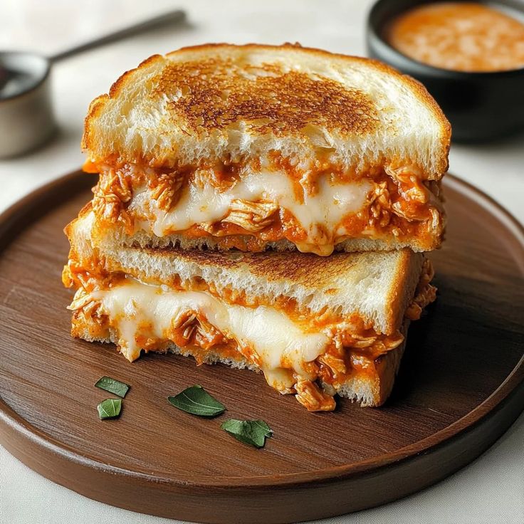 Buffalo Chicken Grilled Cheese 