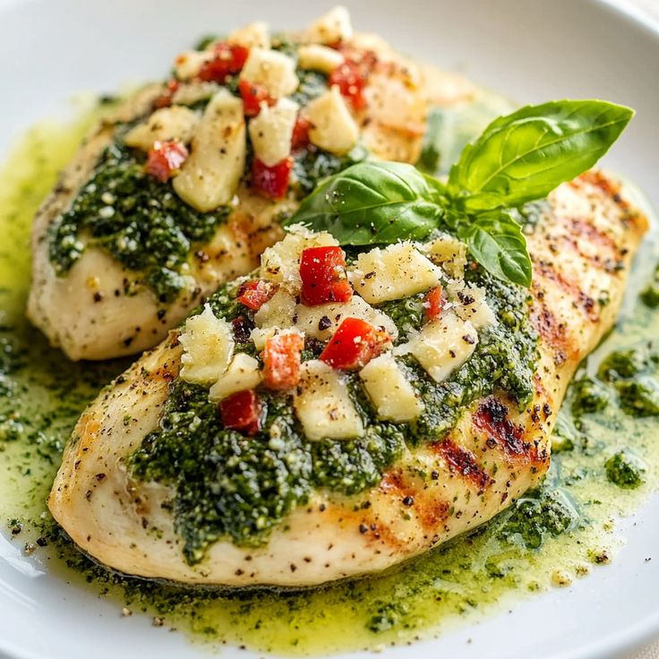 pesto chicken parmesan 