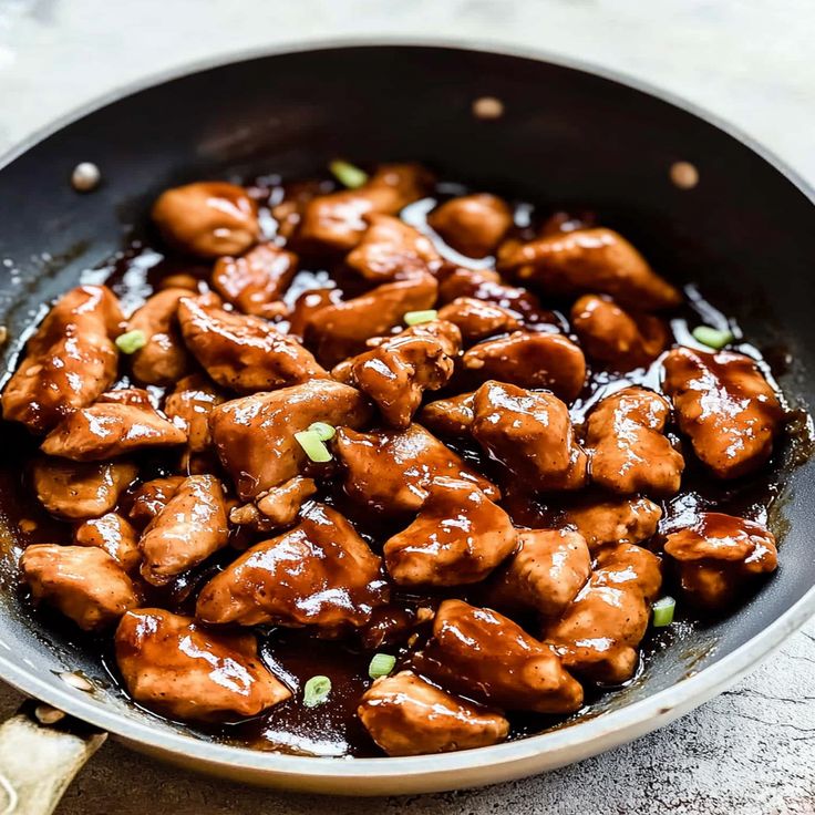 Easy Bourbon Chicken