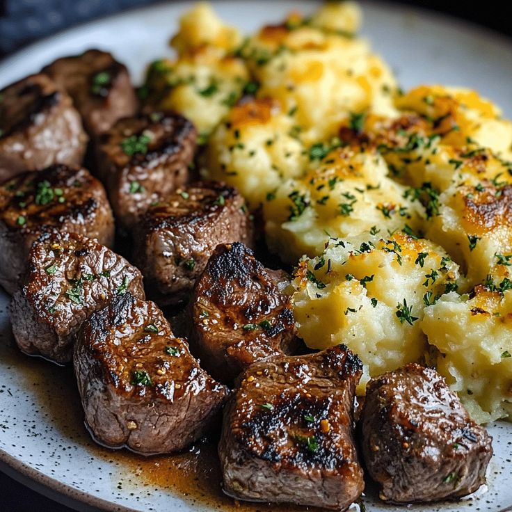 garlic butter steak bites