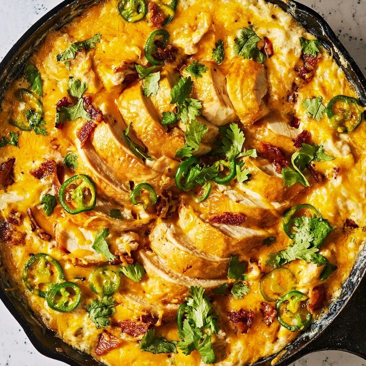 jalapeno popper skillet chicken 