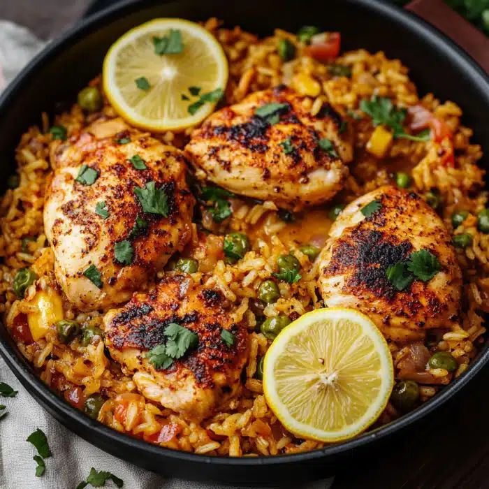 One Pot Chicken and Dirty Rice
