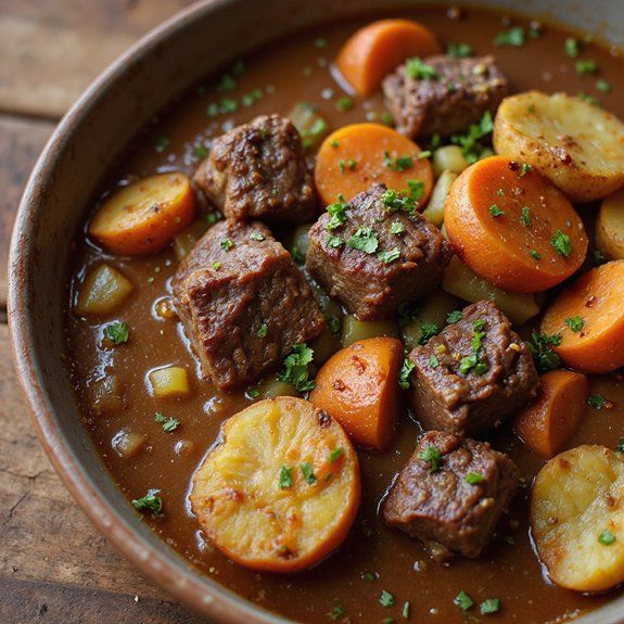 Drunken Slow Cooker Beef Stew (Beef Carbonnade)