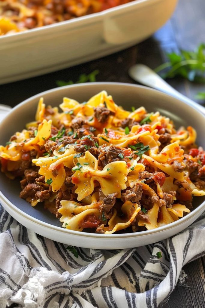 sour cream beef noodle casserole 