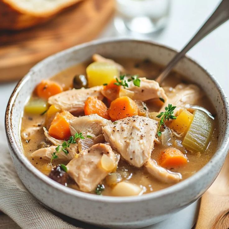 slow cooker chicken stew 