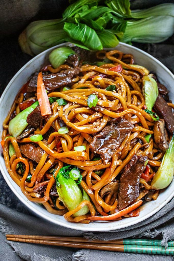bulgogi beef udon stir fry 