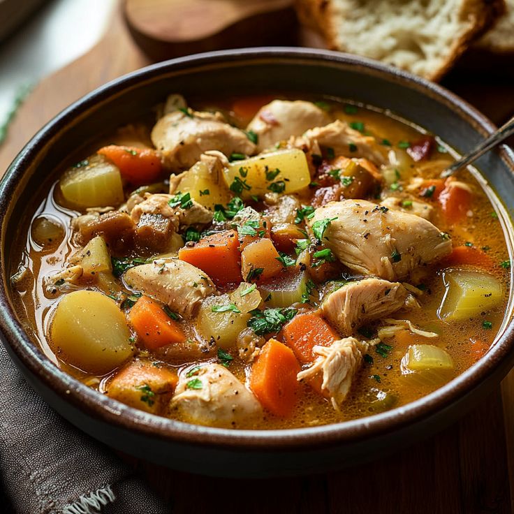 slow cooker chicken stew 