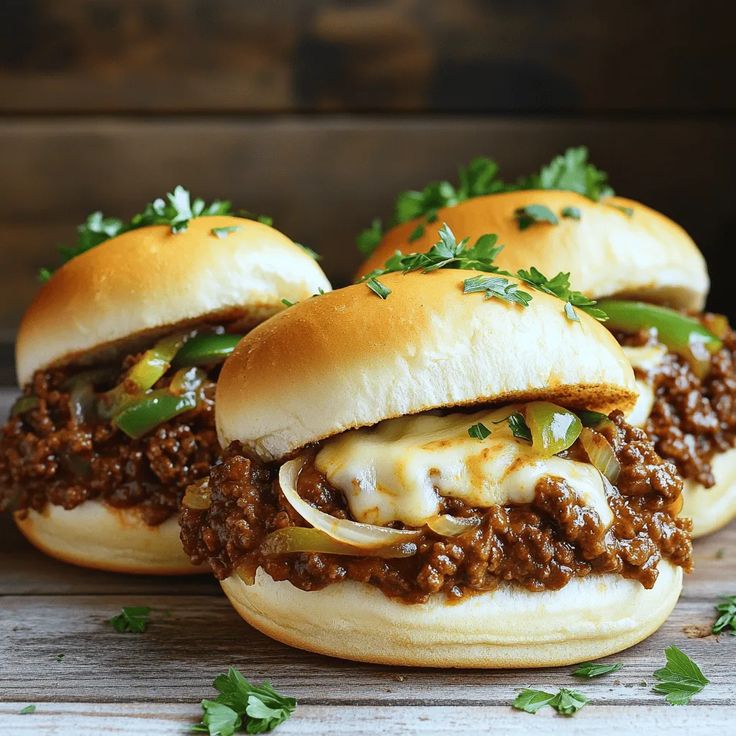 philly cheesesteak sloppy joes