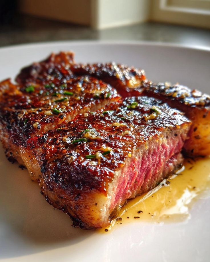 juicy ribeye steak