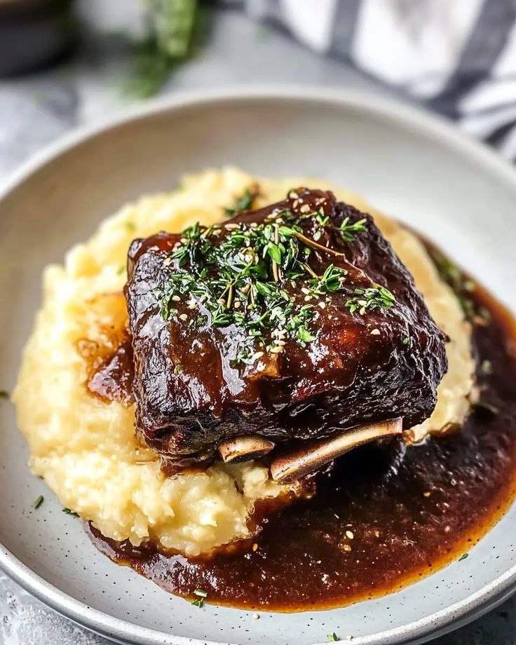 Red Wine Braised Short Ribs