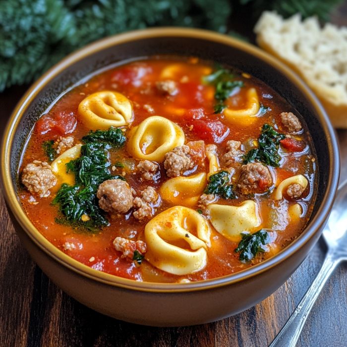 sausage and tortellini soup 