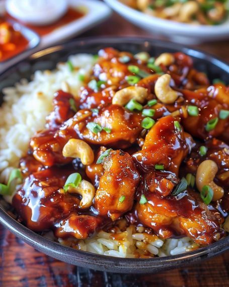 spicy cashew chicken 