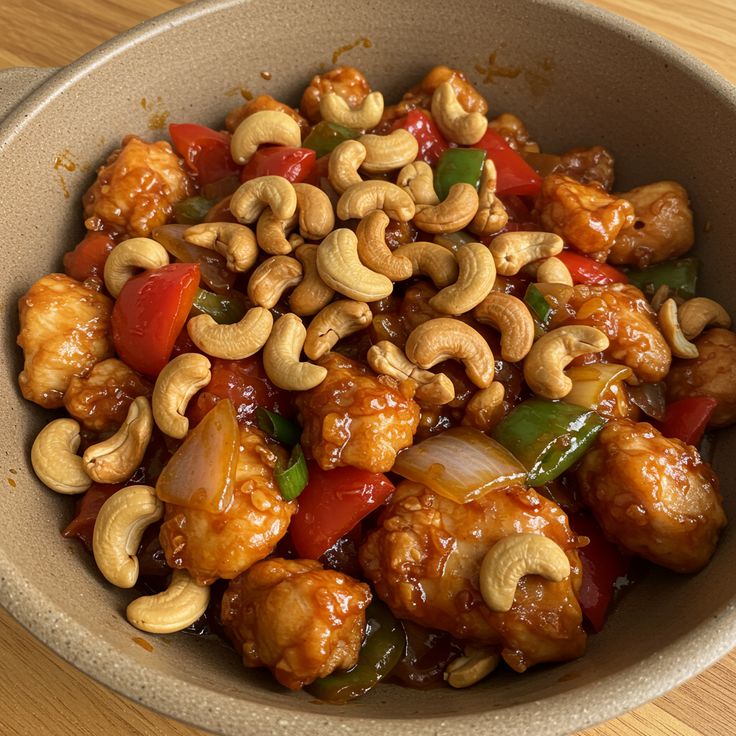 spicy cashew chicken 