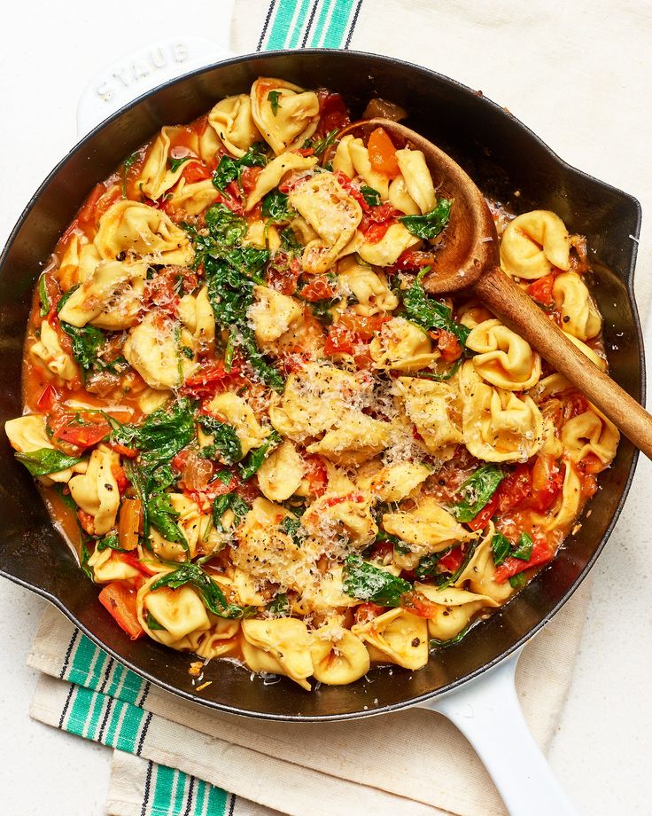italian chicken tortellini skillet 