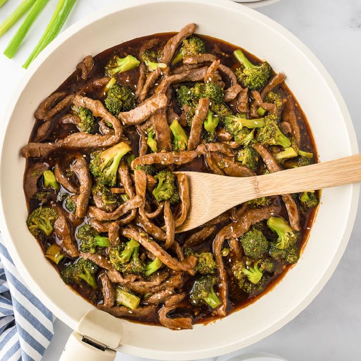 fast and saucy beef and broccoli 