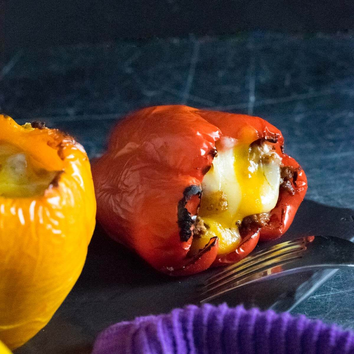 Stuffed Bell Peppers (No Rice)