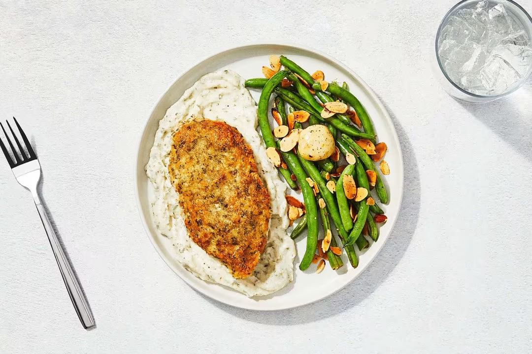 Herb-Roasted Chicken with Cauliflower Mash