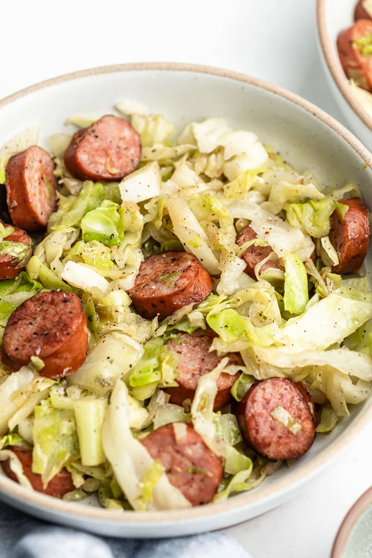 Cabbage and Sausage Skillet